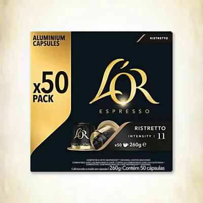 L'or Ristretto опаковка с 50 кафе капсули